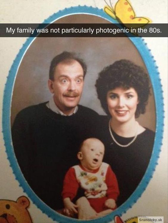 Moja rodina nebola veľmi fotogenická v 80tých rokoch